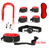 Women Men Porno Sex Handcuffs Nipple Clamps Whip Mouth Gag Sex Mask Anal Plug Bondage Set Sexy Lingerie Toys for Adults