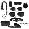 Women Men Porno Sex Handcuffs Nipple Clamps Whip Mouth Gag Sex Mask Anal Plug Bondage Set Sexy Lingerie Toys for Adults