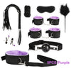 Women Men Porno Sex Handcuffs Nipple Clamps Whip Mouth Gag Sex Mask Anal Plug Bondage Set Sexy Lingerie Toys for Adults